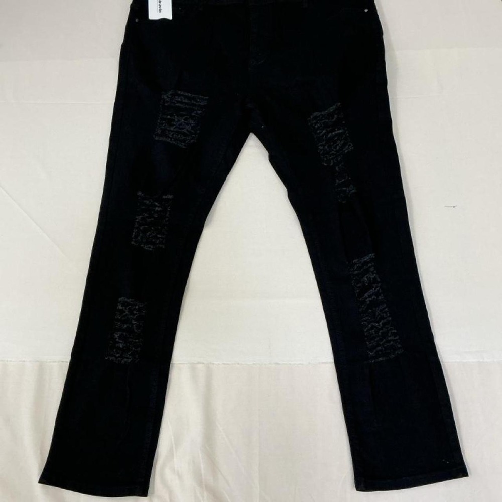 Brand new‎ black distressed jeans